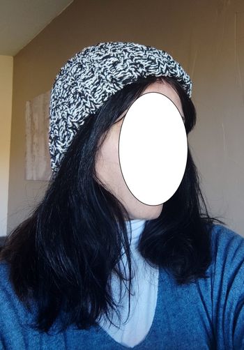 Bonnet laine fine chinée taille unique en coton