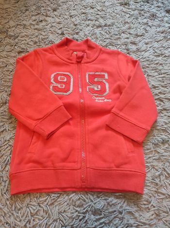veste rouge 95 bébé