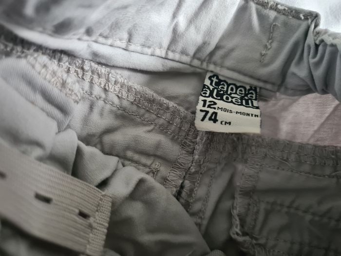 Lot legging pontalon bb fille 12 mois - photo numéro 2
