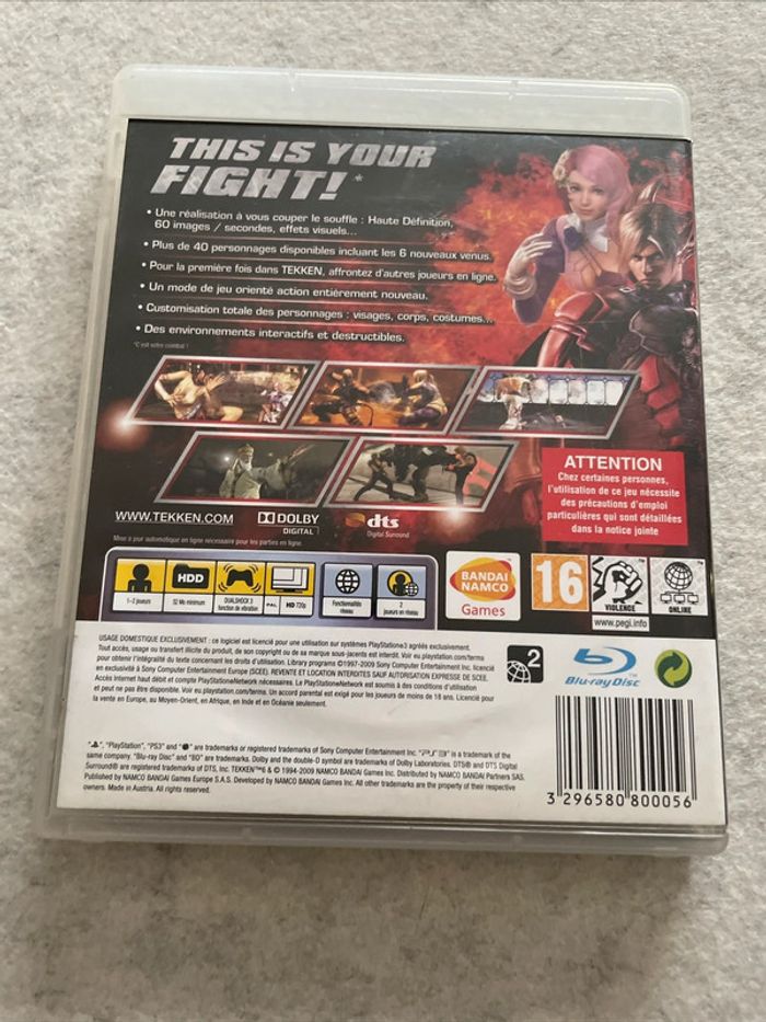 Tekken 6 Jeu PS3 Complet FR - photo numéro 3