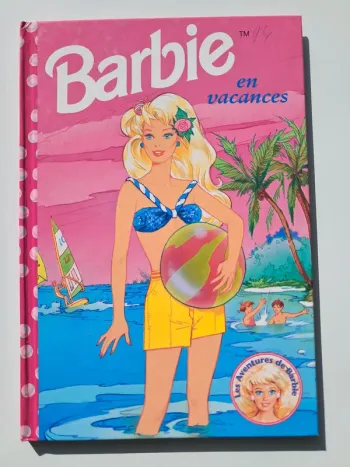 Livre Barbie en Vacances