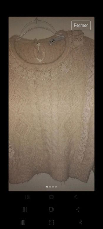 pull zara taille m