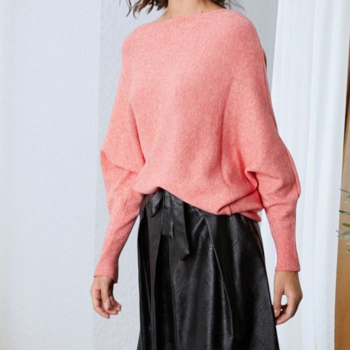 Pull à cachemire corail  très doux SO CACHEMIRE - photo numéro 5