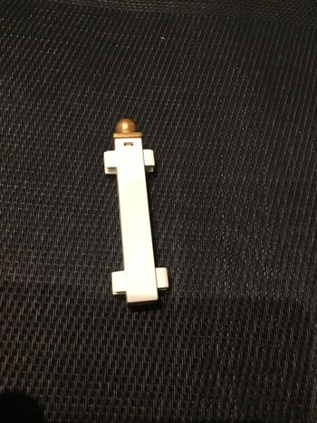 Playmobil poteau blanc avec boule dorée piste obstacle 5224 piste hippique chevaux équitation