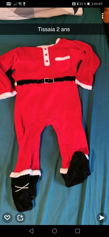 Pyjama père Noël mixte