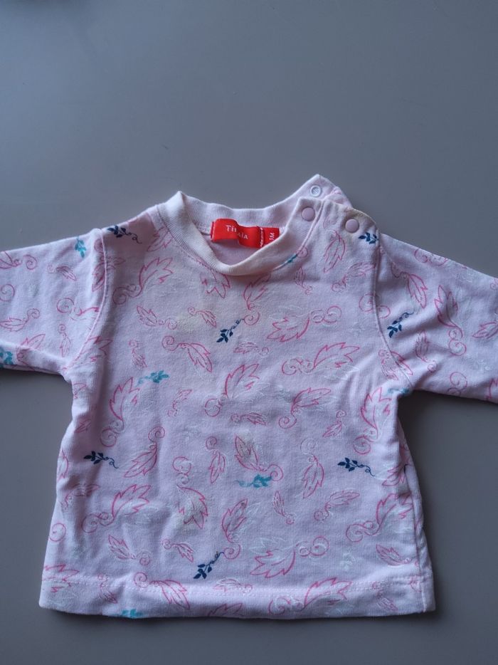 Petit pull rose clair fille 1 mois kiabi