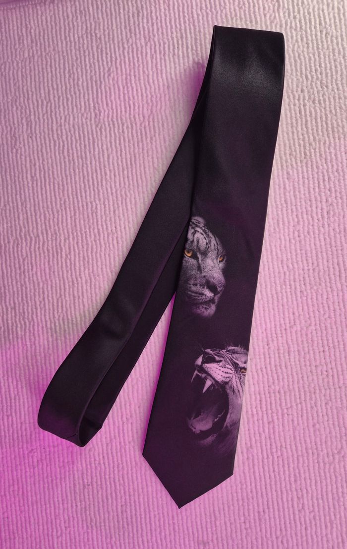 Cravate tigre blanc - photo numéro 6
