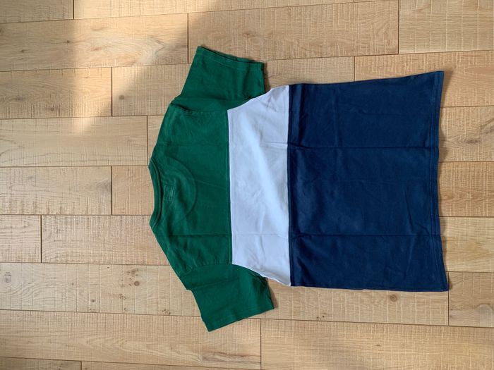 T-shirt Levi's Vert, Blanc et Bleu marine - photo numéro 2