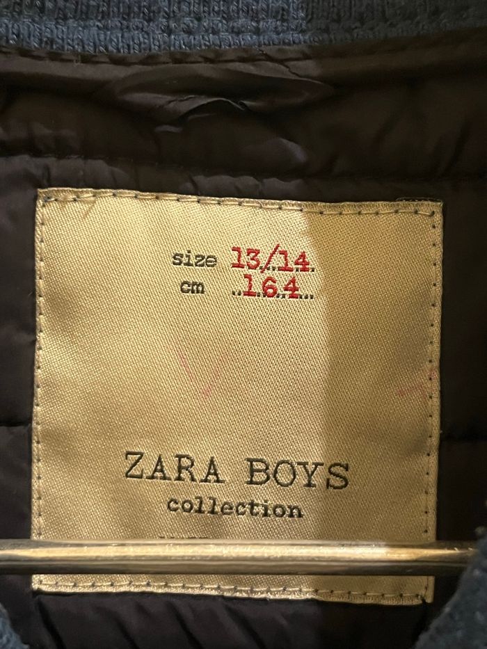 Doudoune bleu zara boys 13-14 ans - photo numéro 2