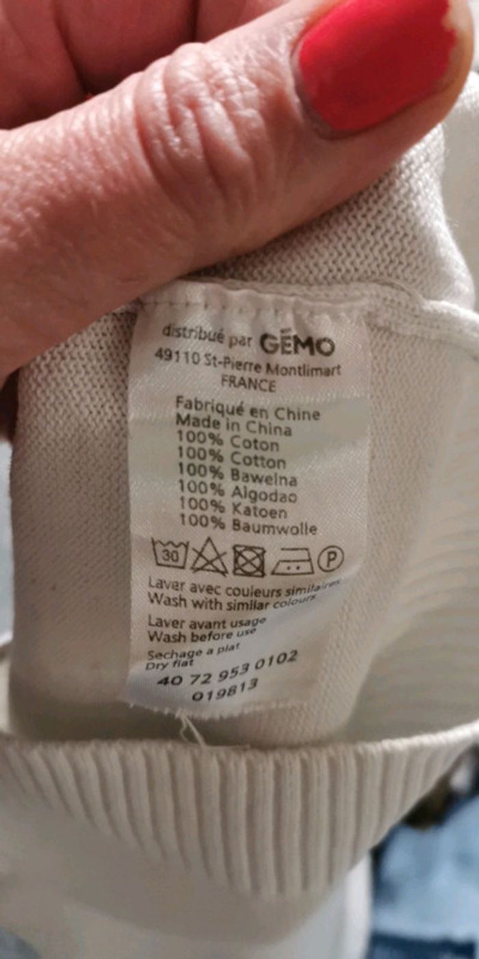 Pull sans manches Gemo - photo numéro 4