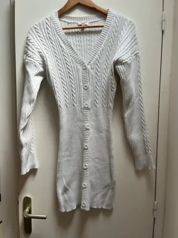 Robe moulante blanche