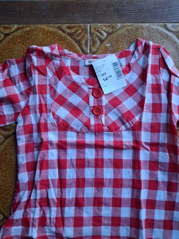 Chemisier a carreaux 