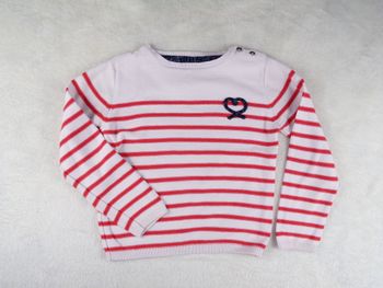 Pull rayé 5 ans