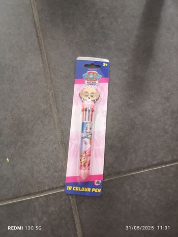 Stylo 10 couleurs Stella pat patrouille