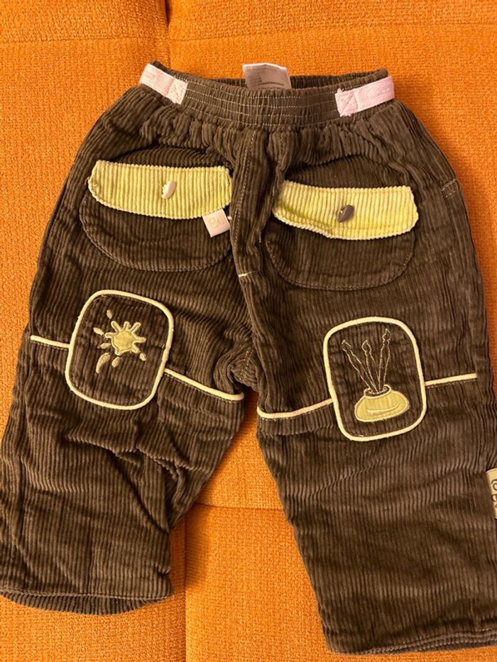 Pantalon velours 12 mois - photo numéro 2