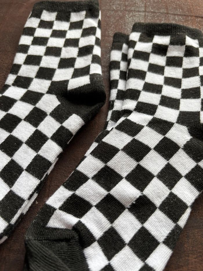 Chaussettes à carreaux / damiers 🏁 - photo numéro 2