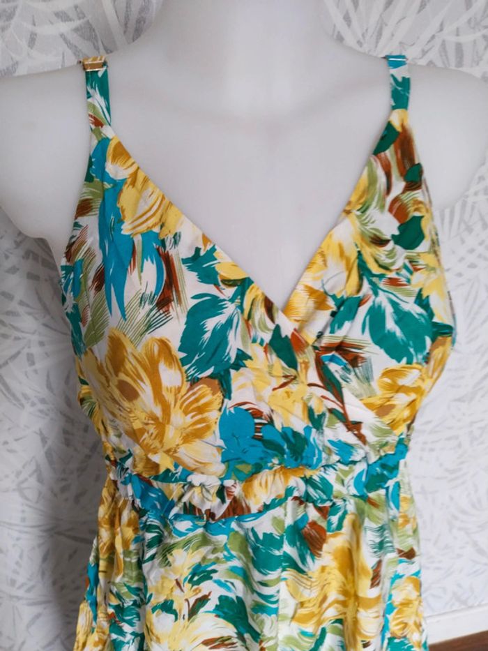 Magnifique robe longue été femme marque H&L taille S M 36 38 - photo numéro 4