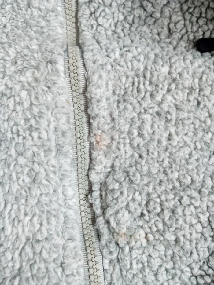 Gilet zippé Polaire Gris S/36 - photo numéro 7
