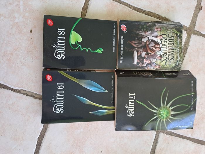 Livre sublime créature et 17, 18 et 19 lunes