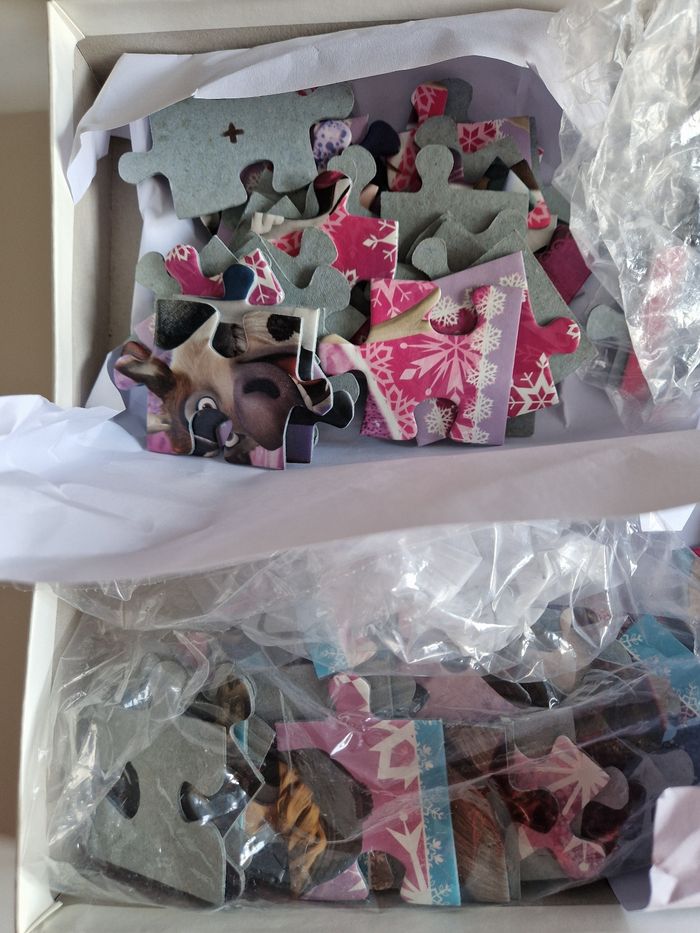 Boîte de 4 puzzles 35 pièce  la Reine des neiges - photo numéro 5