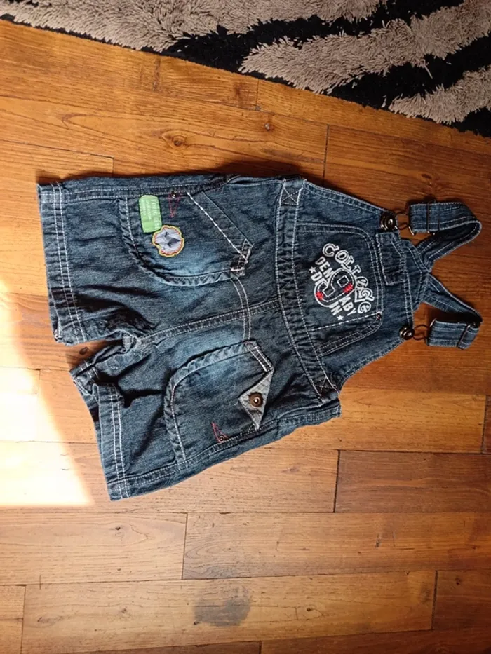 Salopette short garçon - photo numéro 2