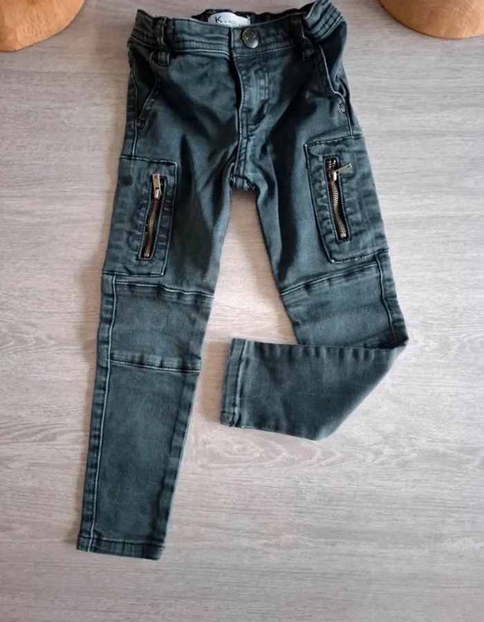 Pantalon jean slim kookai taille 4 ans - photo numéro 2