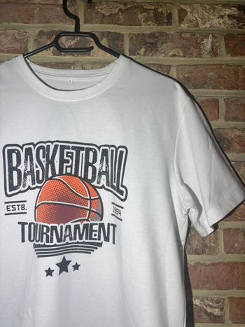 T-shirt Basketball Tournament Shein Taille S/36