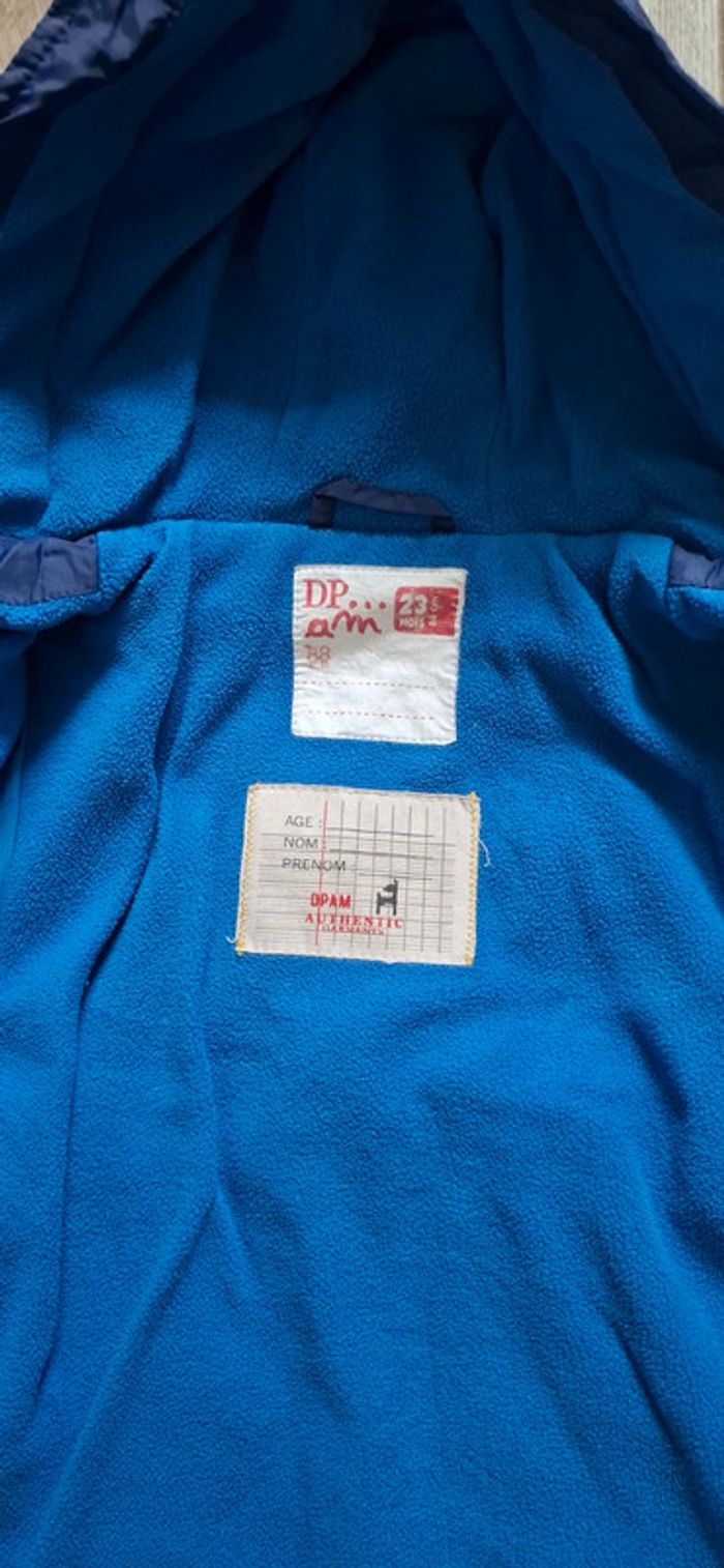 Doudoune bleu 23mois DPAM tbe - photo numéro 3