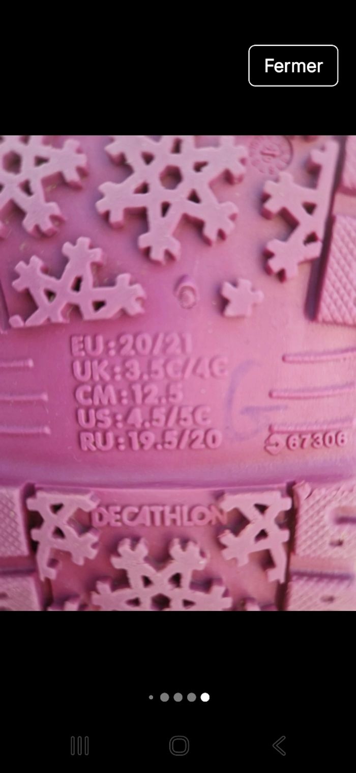 Botte fourrée taille 20/21 - photo numéro 7