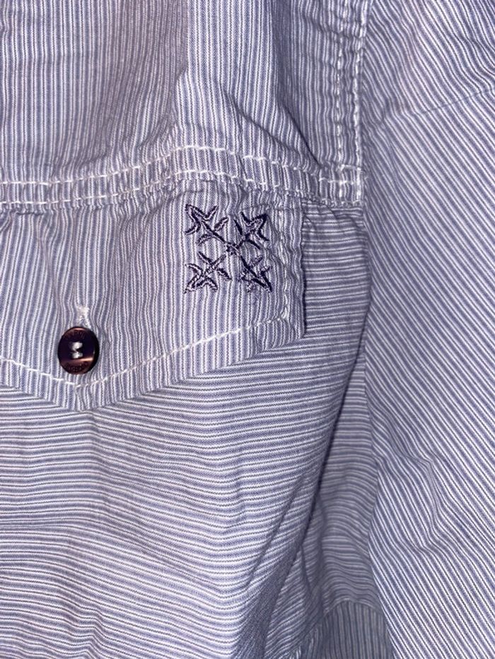 Chemise à manches courtes rayée - photo numéro 4