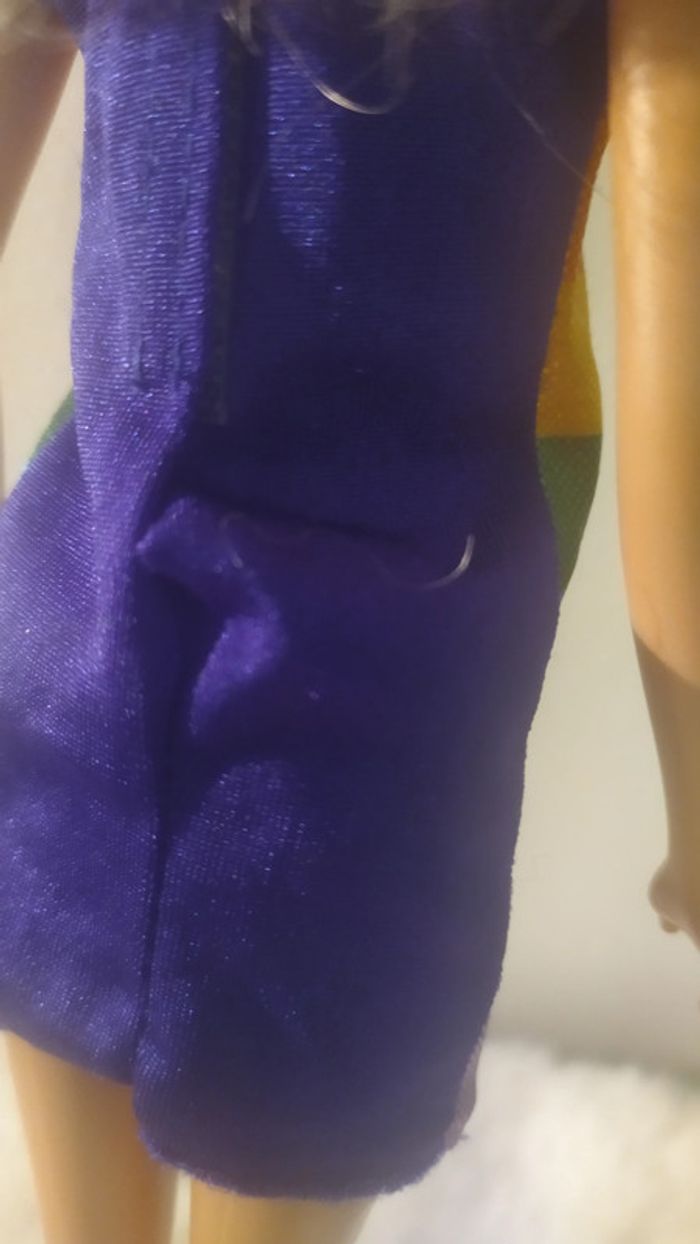 barbie blonde mattel robe colorée - photo numéro 4