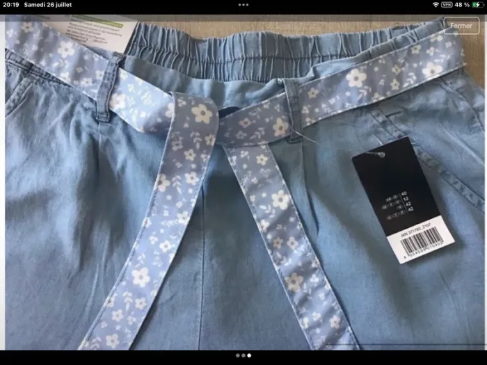 Neuf short fantaisie - photo numéro 3