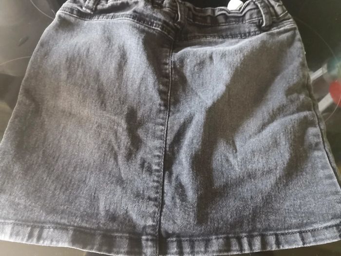 Jupe en jean noir /gris - photo numéro 6