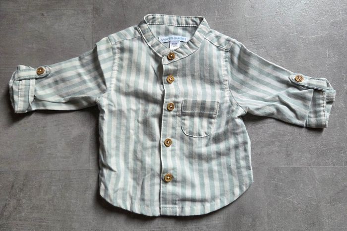 Chemise + short vertbaudet 3mois - photo numéro 2