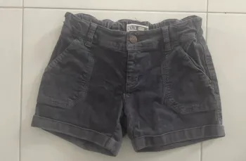 Short velours violet