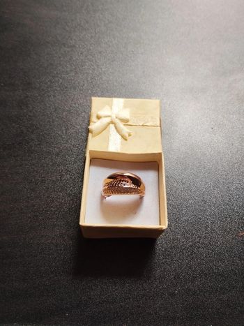 Bague vintage femme avec coffret cadeau