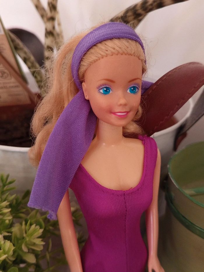 Barbie vintage tenue combi violette Super Dance 1982 - photo numéro 6