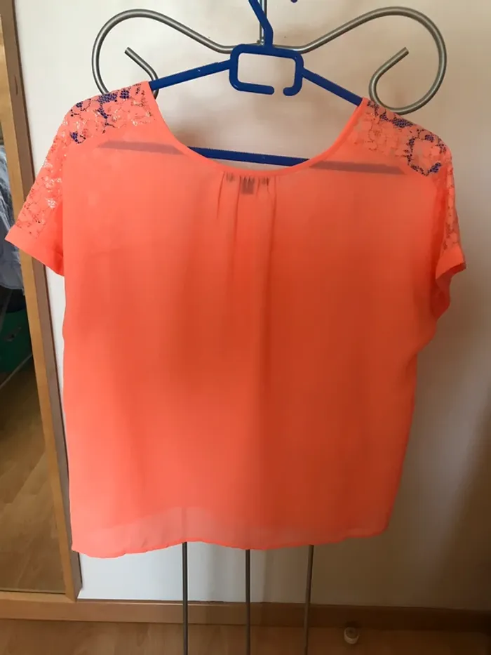 T-shirt corail - photo numéro 3