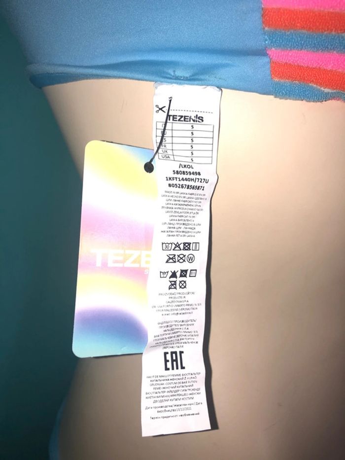 Maillot de bain 2 pièces 🌺 taille 36 neuf avec étiquette - photo numéro 4