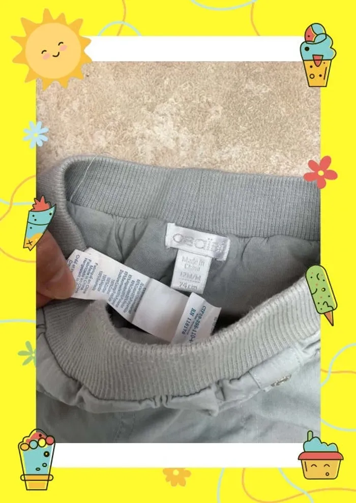 Pantalon gris Okaïdi 12 mois - photo numéro 4