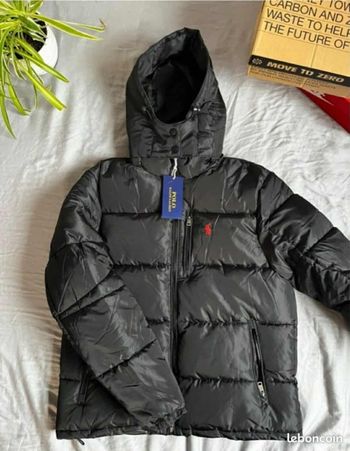 Veste doudoune ralph lauren homme noir