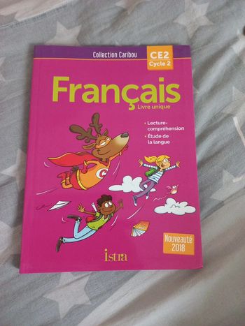 Manuel de français Caribou ce2 neuf