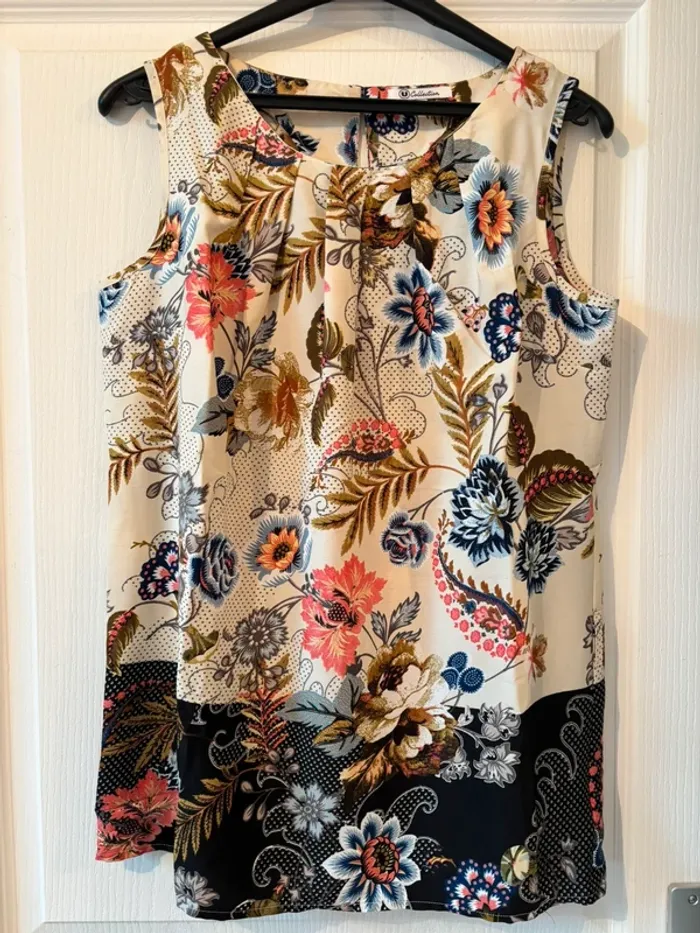 Chemisier débardeur femme