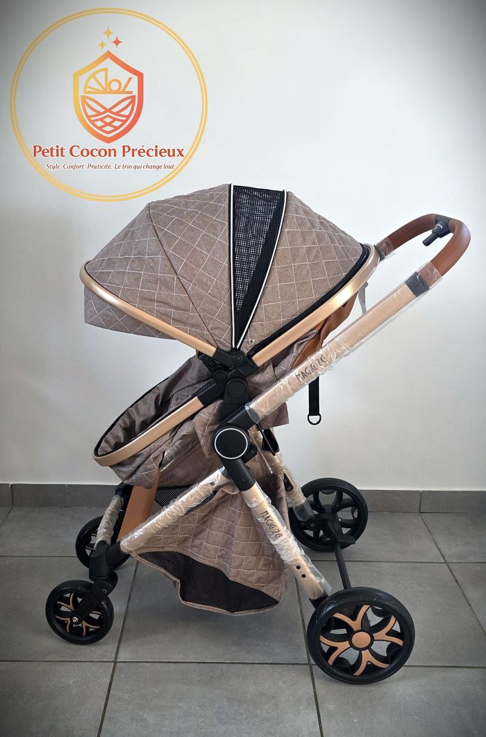 Poussette 3-en-1 Magic ZC marron / Neuve / Vendeuse déclarée dans la puériculture. - photo numéro 7