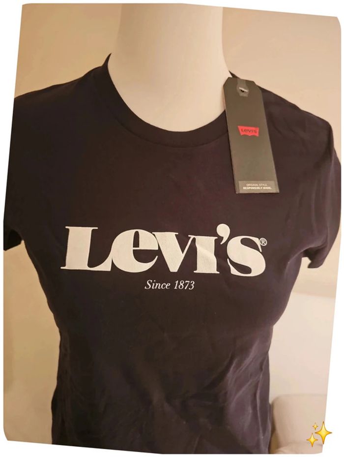 T-shirt Levi's noir xs femme - photo numéro 3