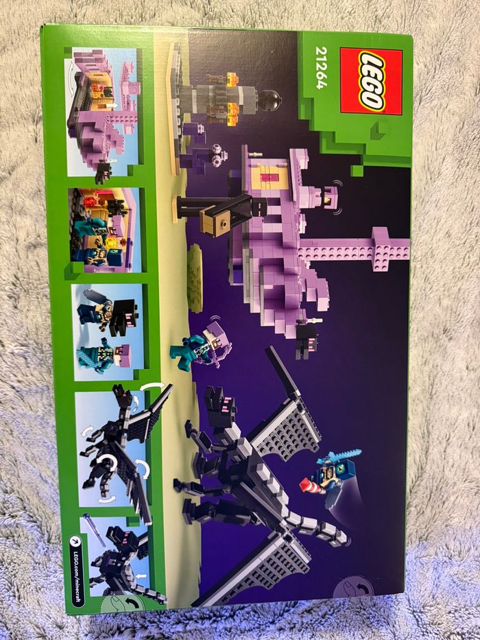 LEGO Minecraft 21264 – The Ender Dragon & End Ship – 657 pièces – Neuf scellé - photo numéro 2