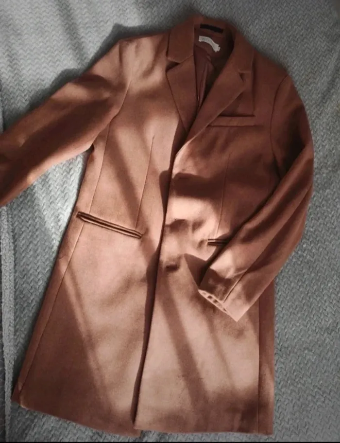 Veste / Manteau camel Pier One - Taille M - photo numéro 2