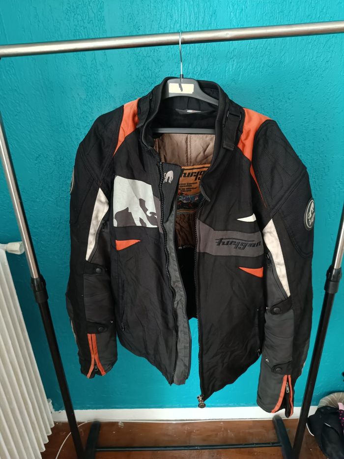 Blouson moto furygan taille XL protection épaule dorsale et coude. - photo numéro 7