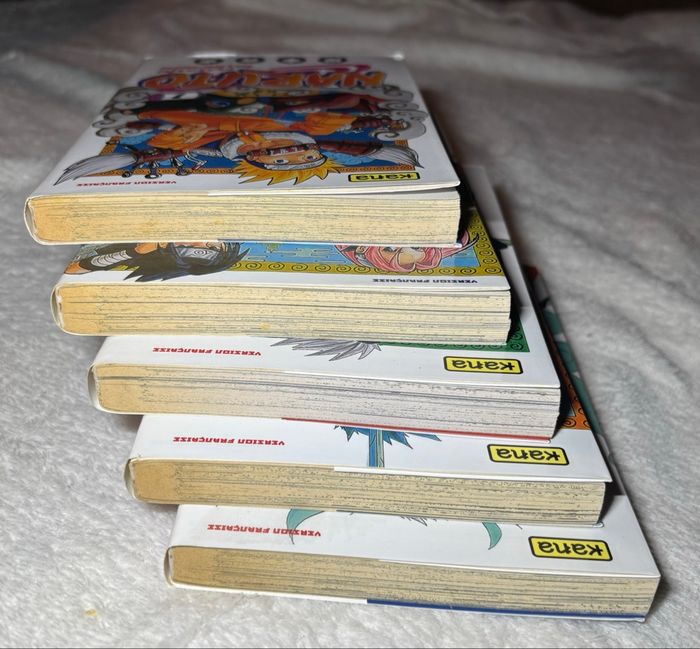 🧡 Lot de 5 Mangas Naruto Tomes 1 à 5 – Édition Kana - photo numéro 7