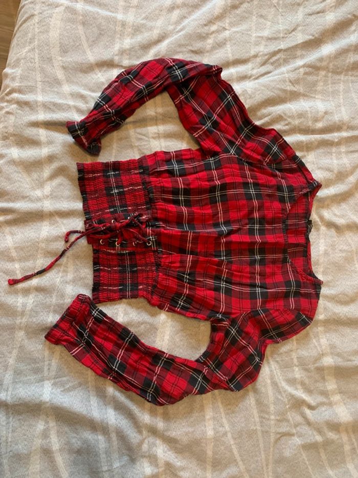 Haut Jennyfer à carreaux